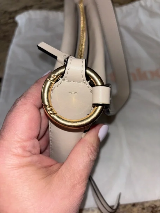 See By Chloe Tilda Cream Leather Shoulder Bag with Braided Sides - Picture 11 of 11